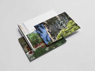 Two Campus Scenes Cards